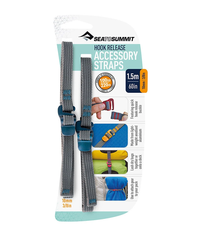 Sea To Summit Hook Release Accessory Straps 10mm – Image 4