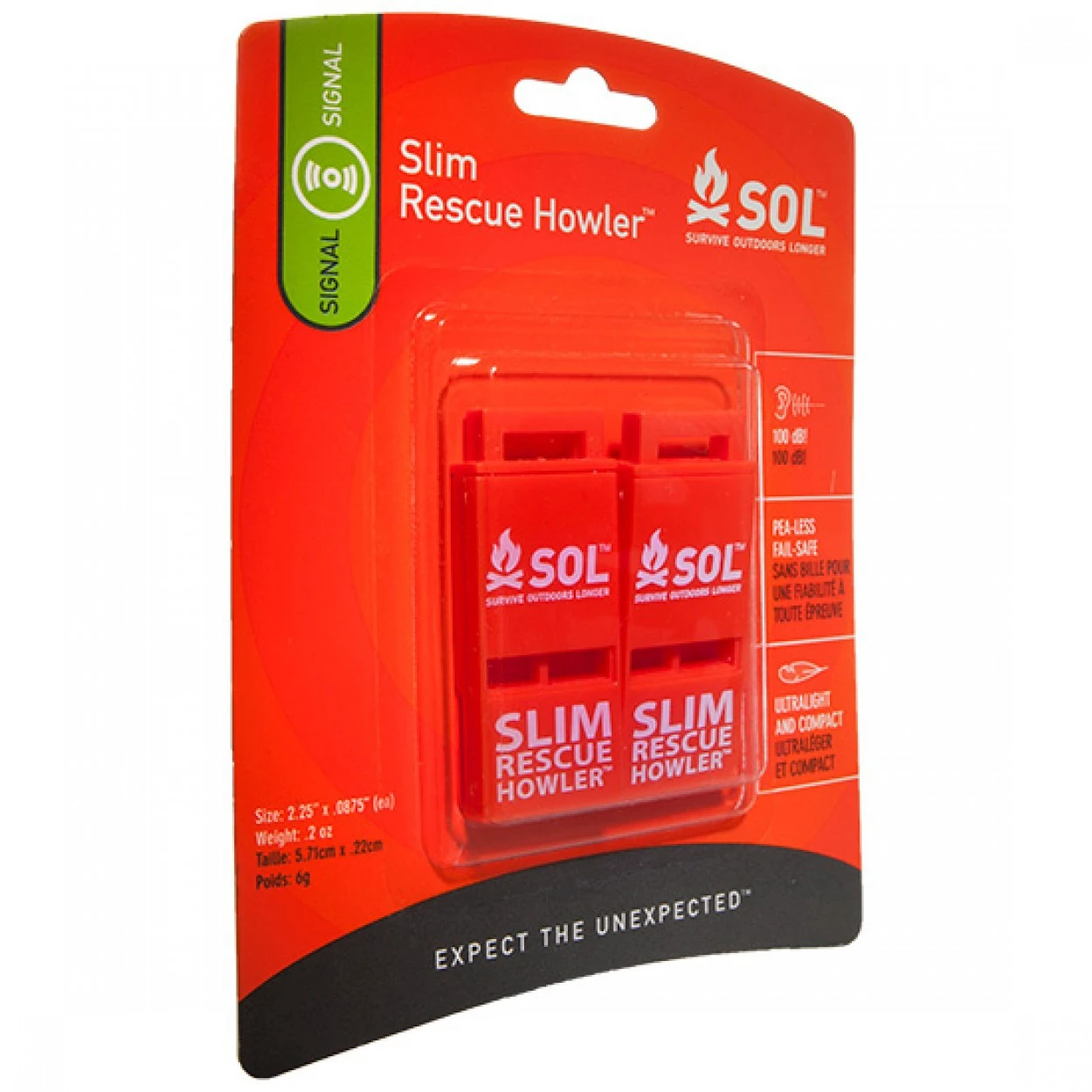 Sifflet Sol Slim Rescue Howler – Image 2